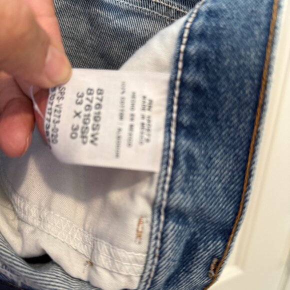 Rustler Size 33x30 Mens Straight Leg Durable Comfortable Work Jeans Denim - Picture 6 of 7